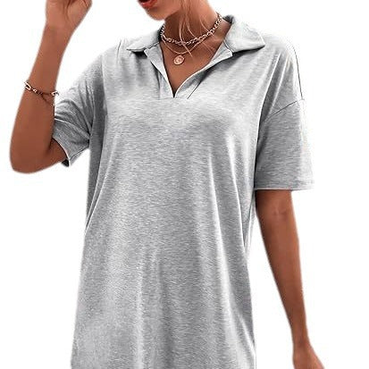 Chic and Stylish Polo-Shirt Dress for Women
