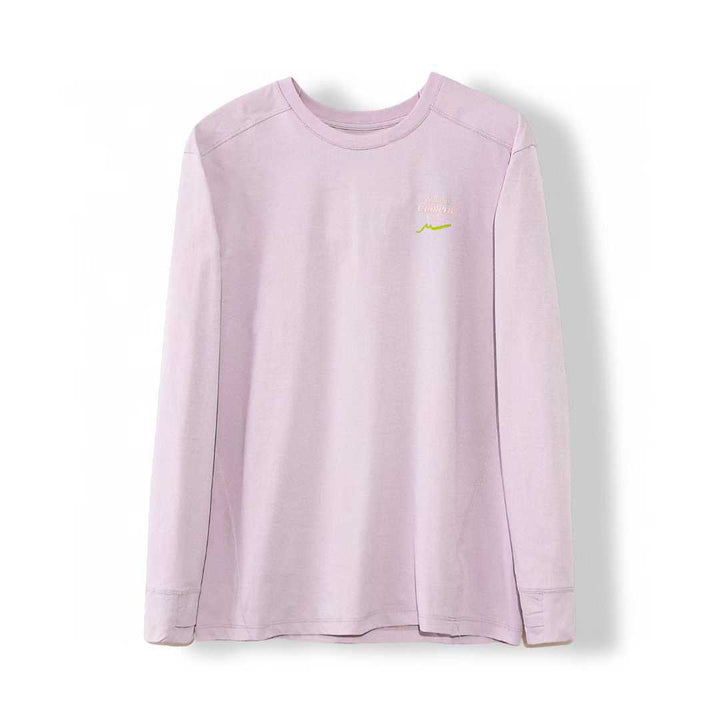 Chemise sportive à manches longues pour femmes avec une structure de tissu innovante Chic & Stil