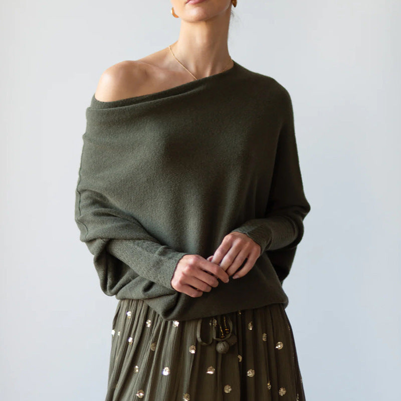 Women Oversized Casual Knit Sweater Lune London