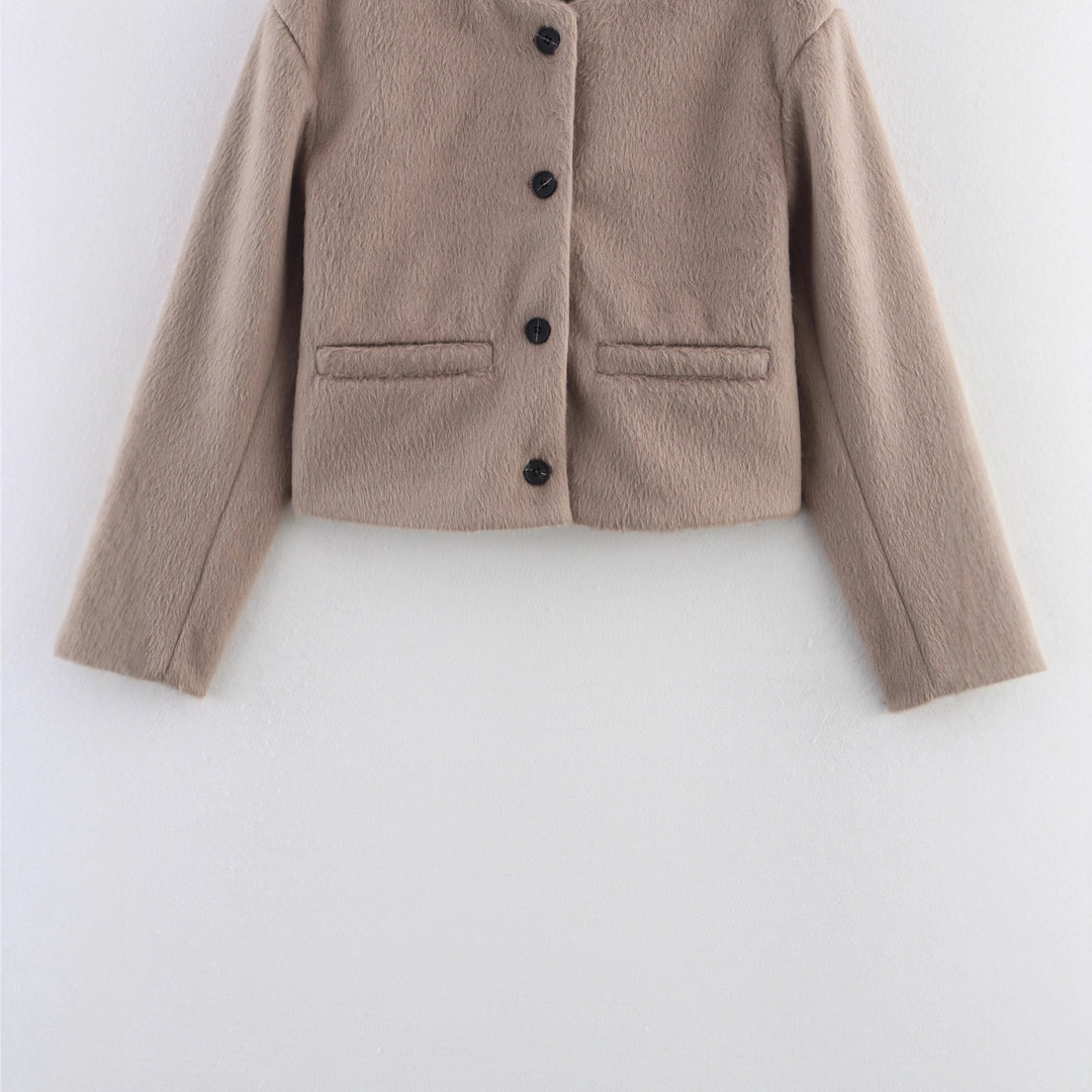 Ladies soft, classic short jacket Lune London