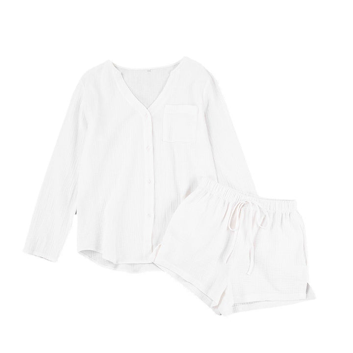 Women Lightweight Button Nightset Lune London