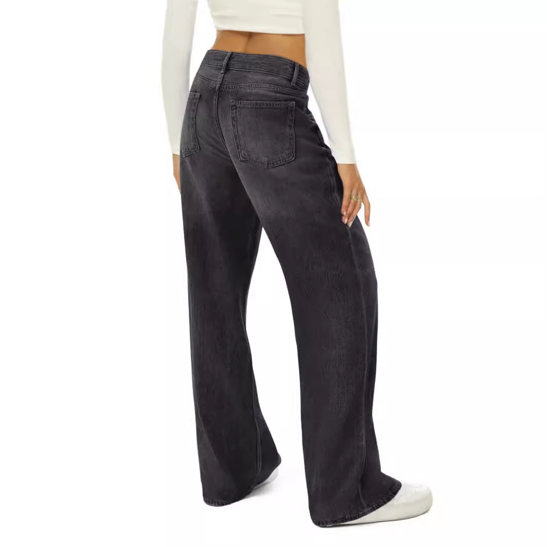 Women's casual wide jeans in urban style Lune London