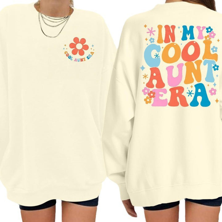 Sweatshirt pour femmes avec imprimé floral moderne et coupe décontractée Chic & Stil