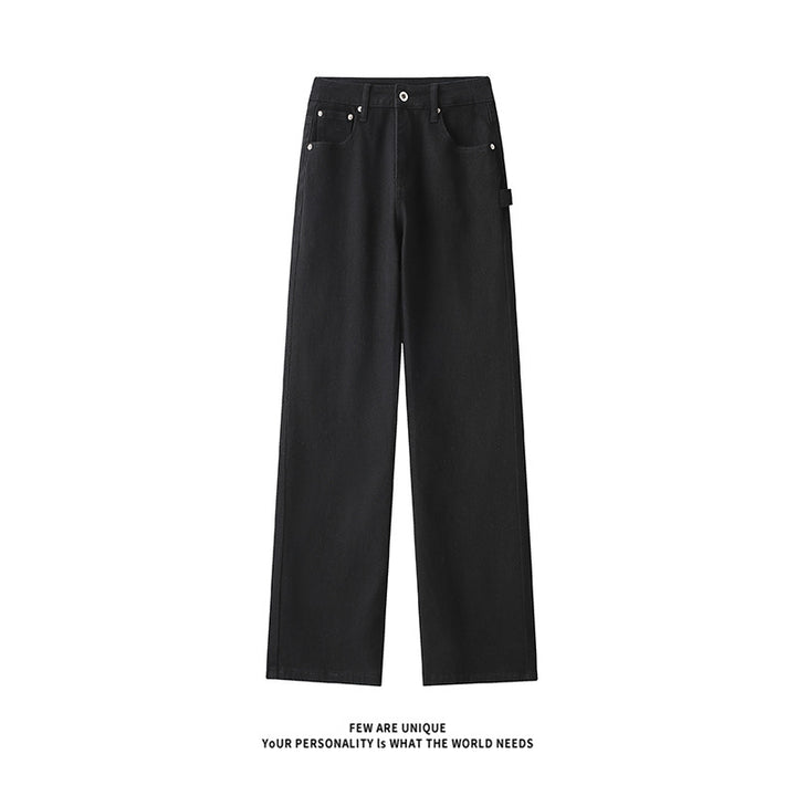 High-waisted loose fit men's jeans with practical pockets Lune London