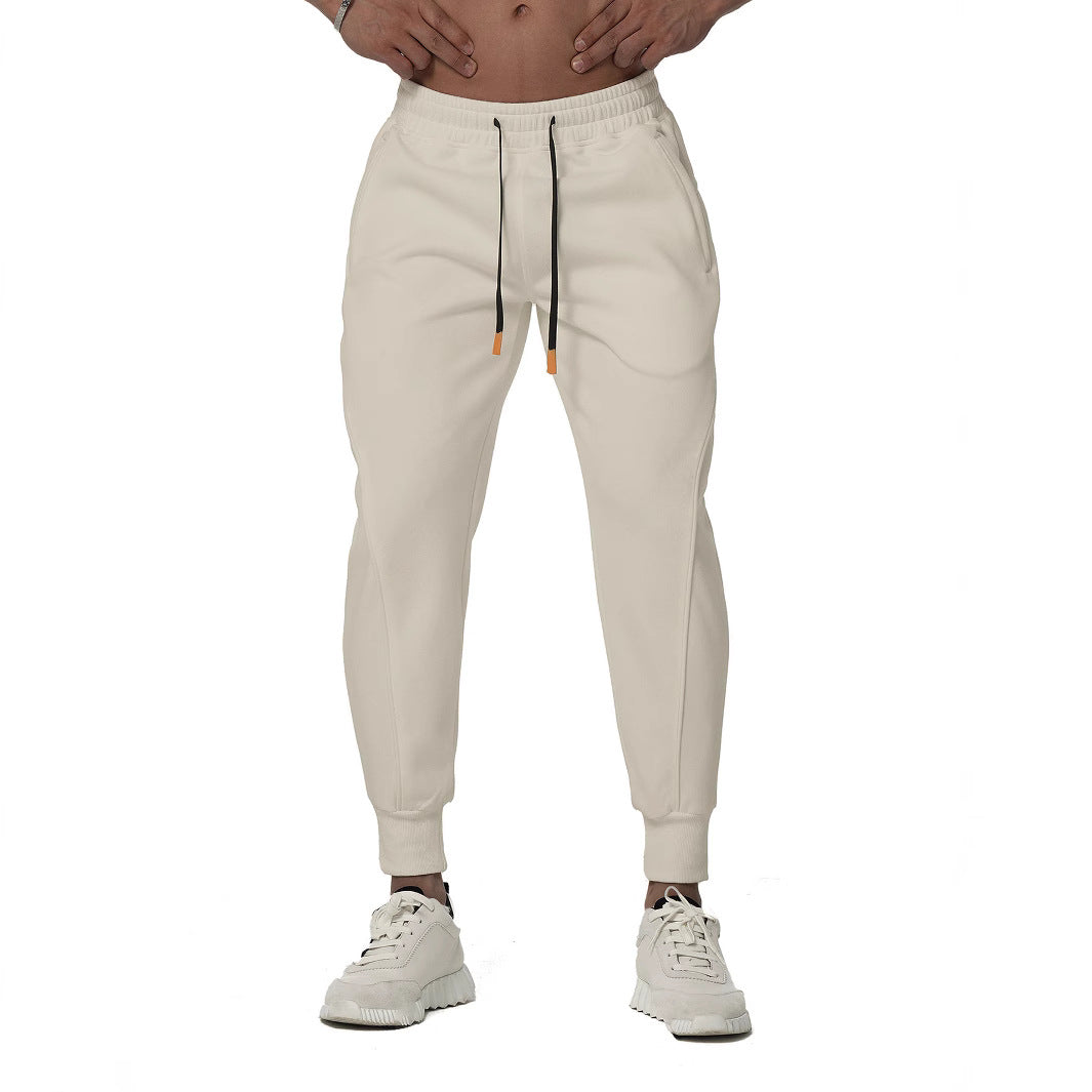 Sporty men's jogger pants with ergonomic cut and chic side inserts