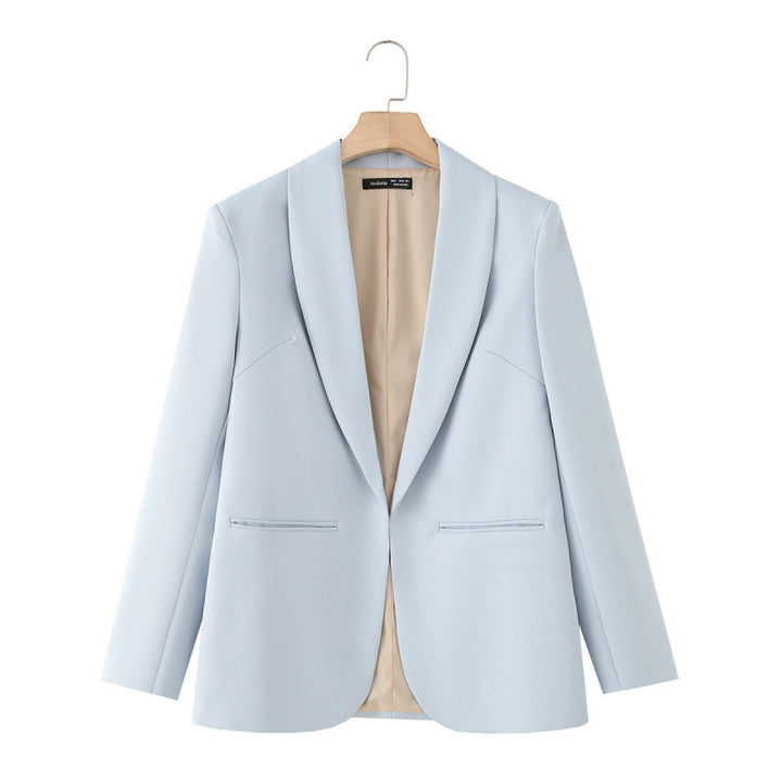 Ladies elegant blazer with unique cut and pockets Lune London
