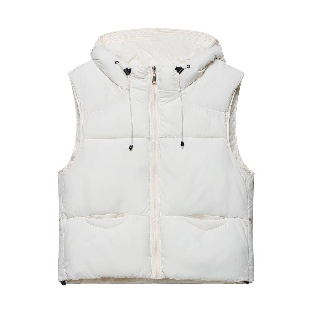 Women's vest with hood and padding Lune London