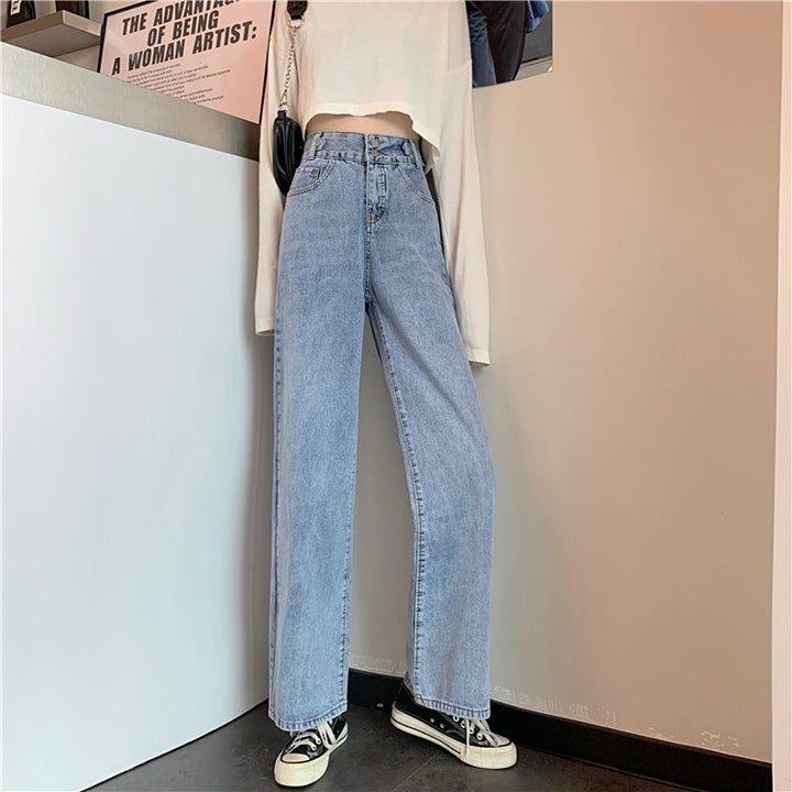 Jeans bootcut taille haute pour femmes Chic & Stil