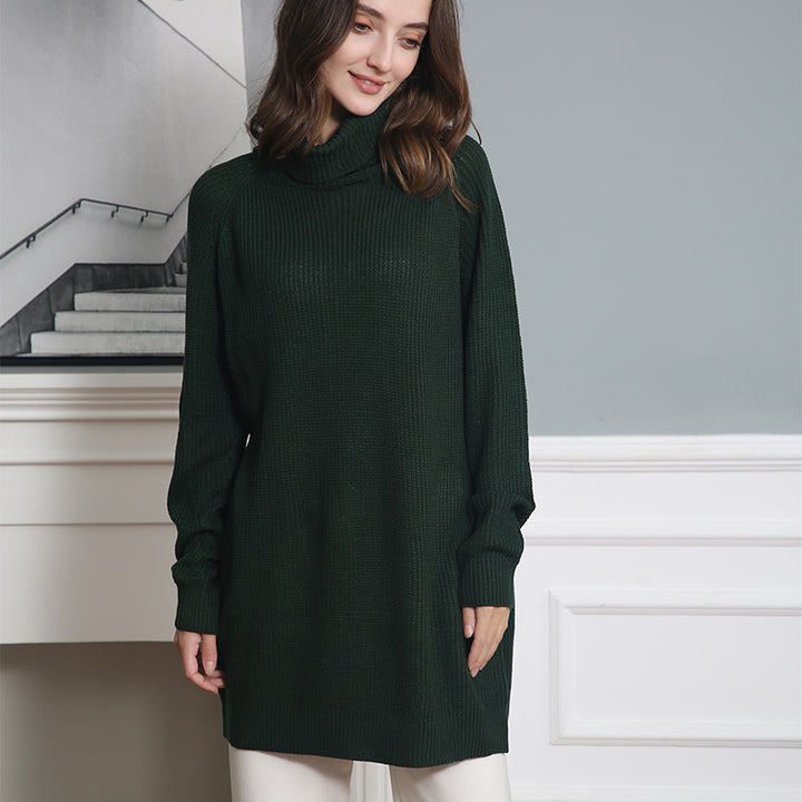Ladies Cozy Turtleneck Pullover in Soft Knit Lune London