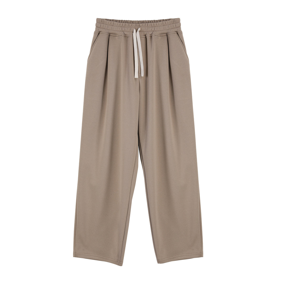 Ladies Loose Fit Pants with Elastic Waist and Convenient Pockets Lune London