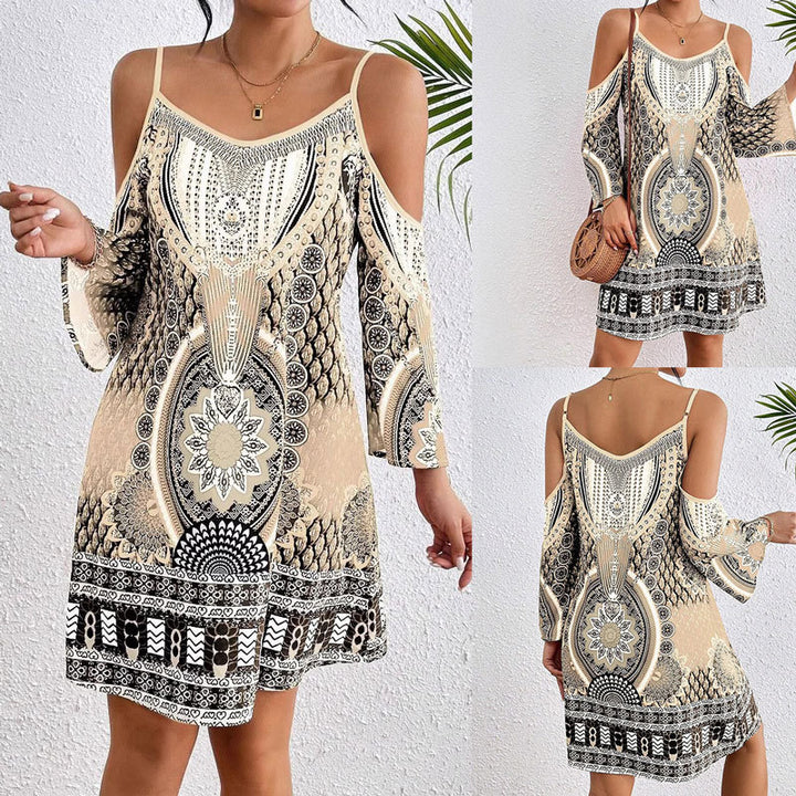 Lune London bohemian off-shoulder mini dress