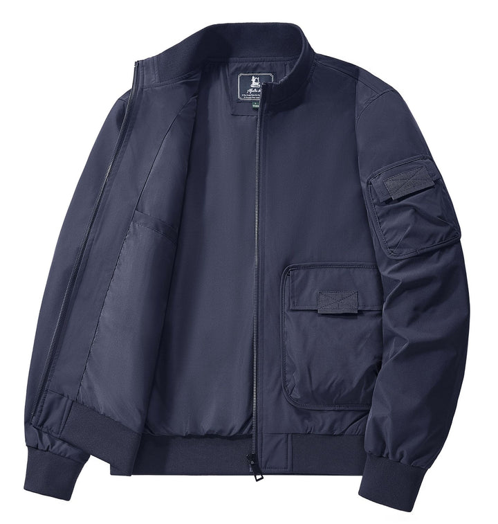 Trendy bomber jacket for men with functional pockets Lune London