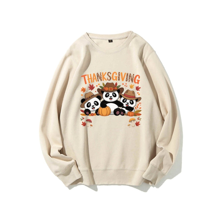 Sweat-shirt pour femmes avec design d'animal amusant et motif d'automne Chic & Stil