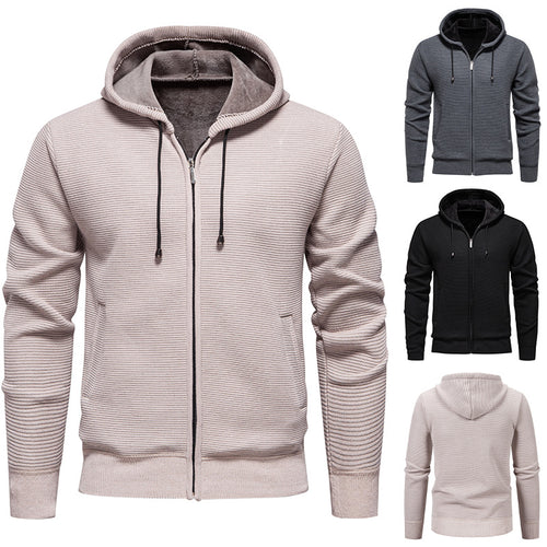 Men's hooded jacket with a modern structure design and insulated lining Lune London