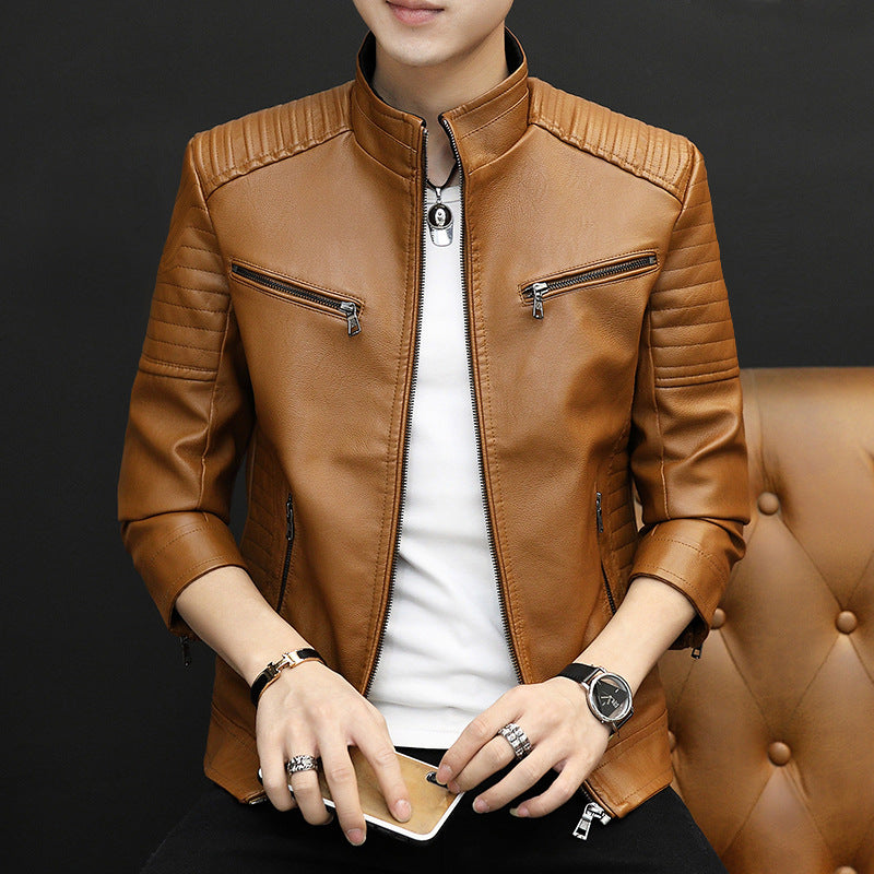 Fashionable biker jacket for men with Lune London linings