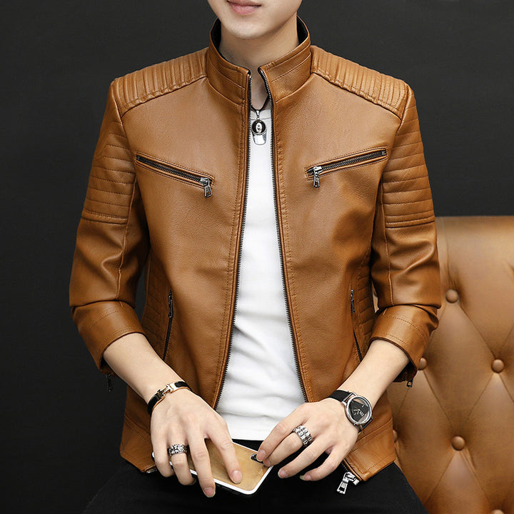 Fashionable biker jacket for men with Lune London linings