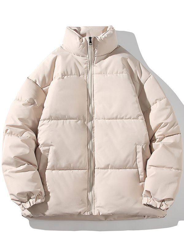 Insulated quilted jacket for men with high collar and elastic cuffs Lune London