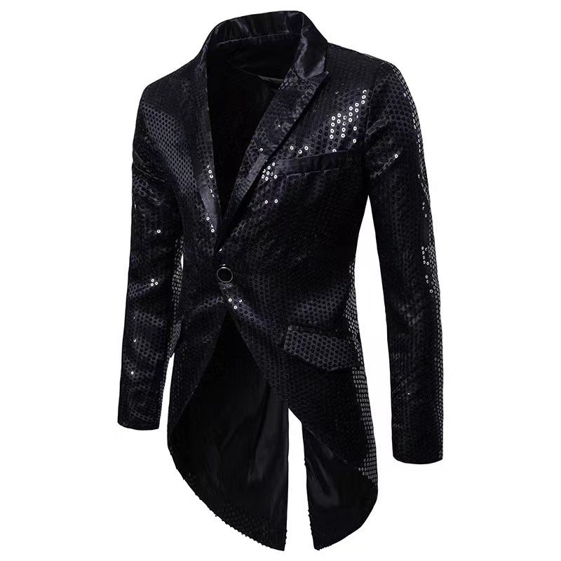 Elegant and shiny men's blazer with a chic cut Lune London