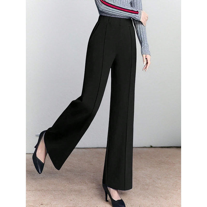 Elegant ladies' culotte with high waistband and side pockets Lune London