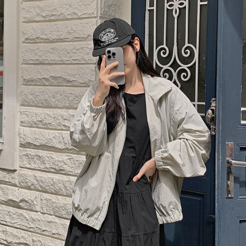 Ladies urban transitional jacket with casual cut Chic & Stil