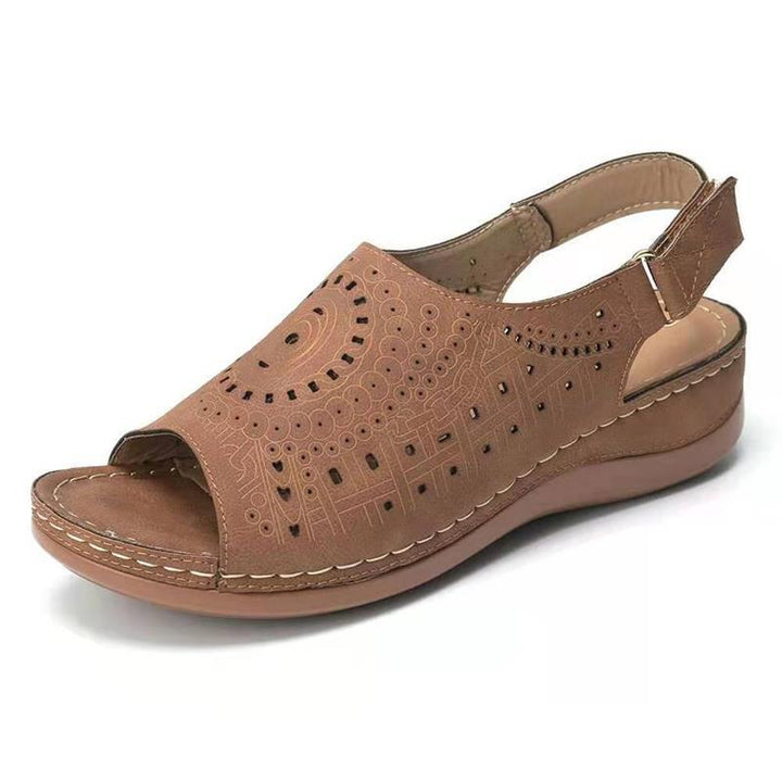 Comfortable Sandals for Women with Elastic Strap Design and Chic Anatomical Sole