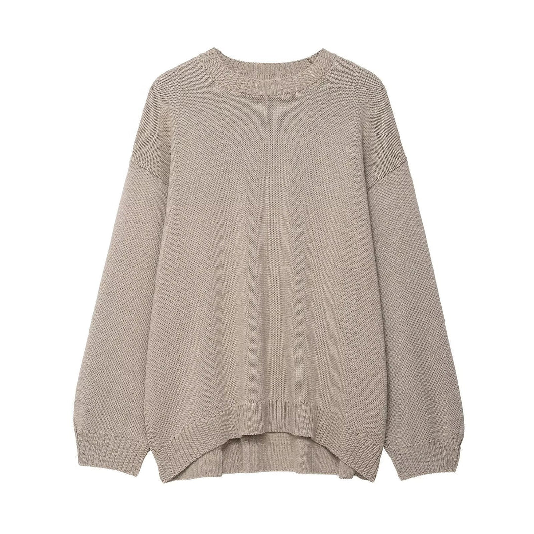 Women elegant casual knit sweater with wide sleeves Lune London