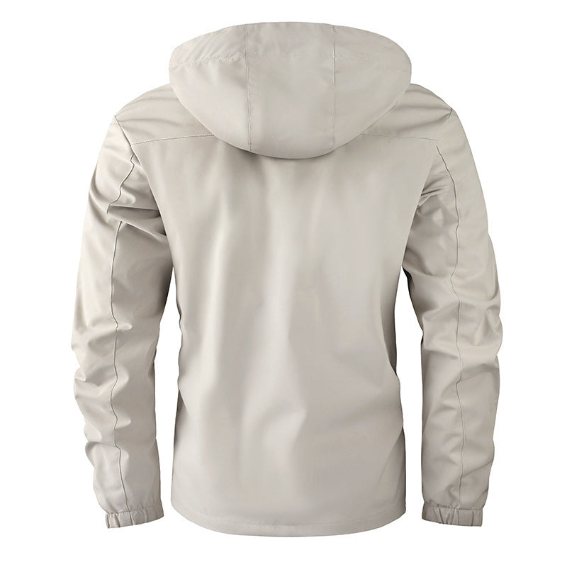 Insulated winter jacket for men with a warm fur collar Lune London