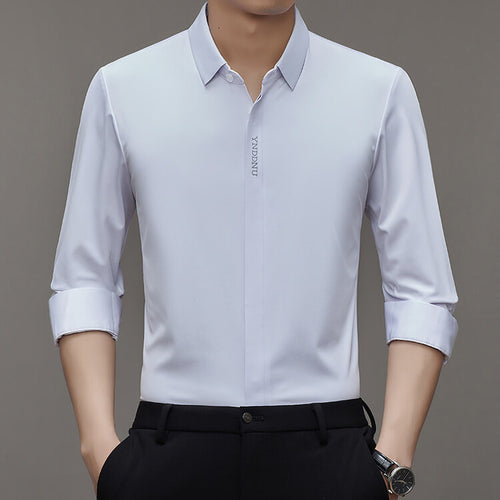 Trendy long-sleeve shirt for men with innovative moisture management Lune London