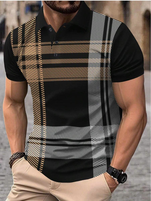 Men's Short Sleeve Polo Shirt Lune London