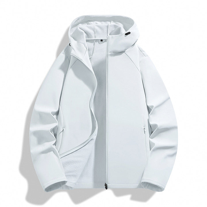 Women stylish and functional outer jacket with high zip collar Lune London