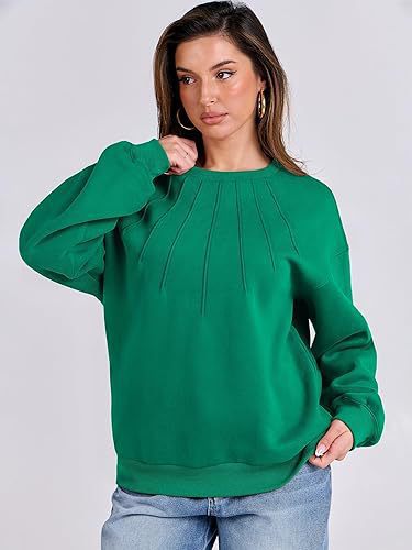 Oversized sweatshirt for women with structured design Lune London