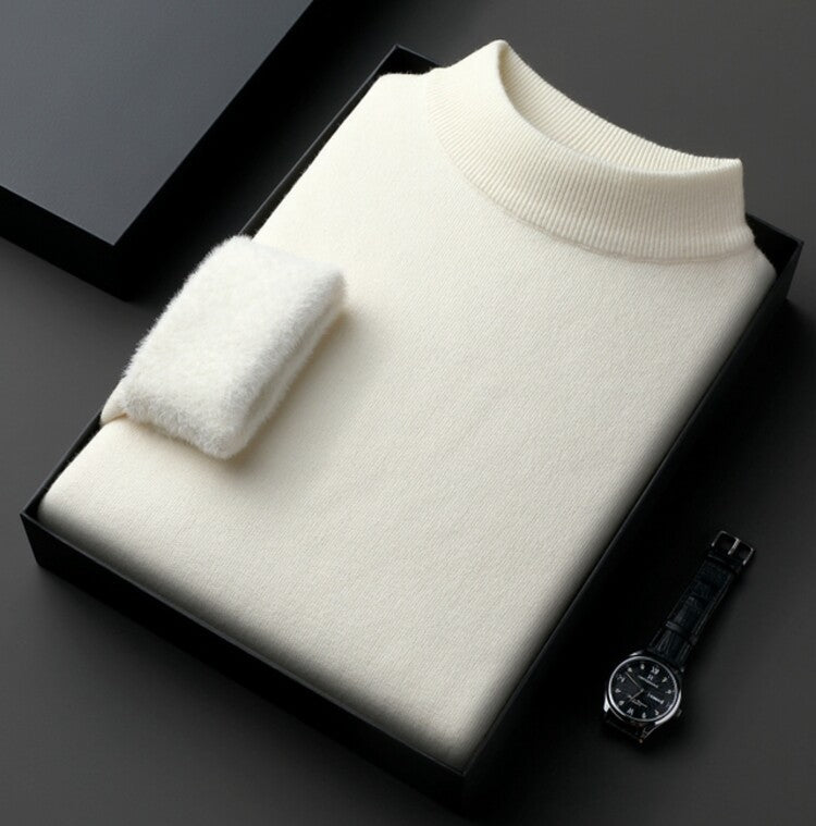 Warm turtleneck pullover for ladies made of high-quality cotton Lune London