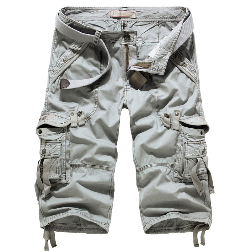 Men's Cargo Shorts with Multiple Pockets Lune London