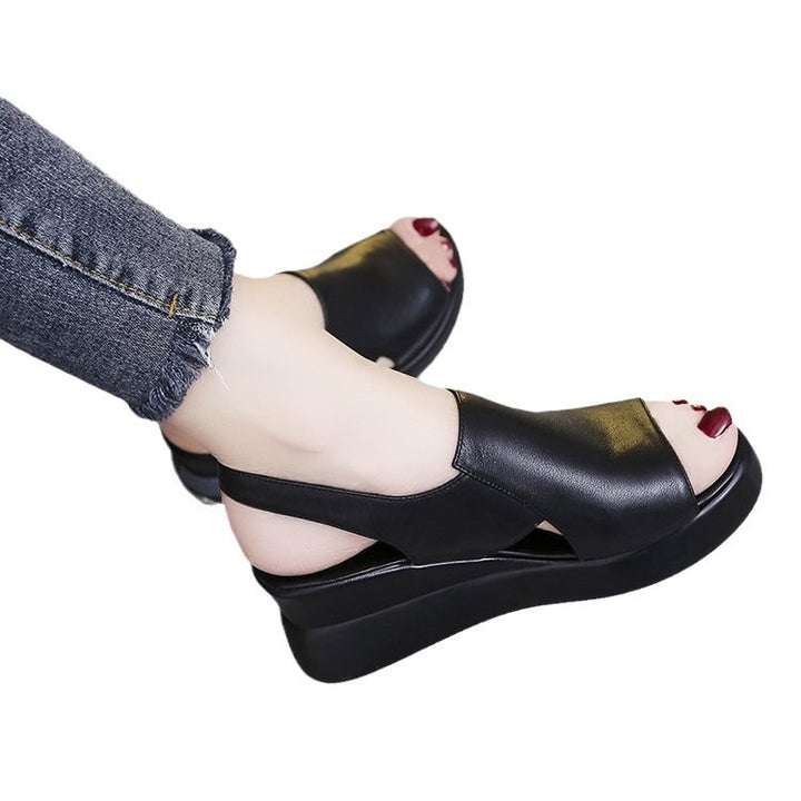 Lune London Women's Platform Slingback Sandals