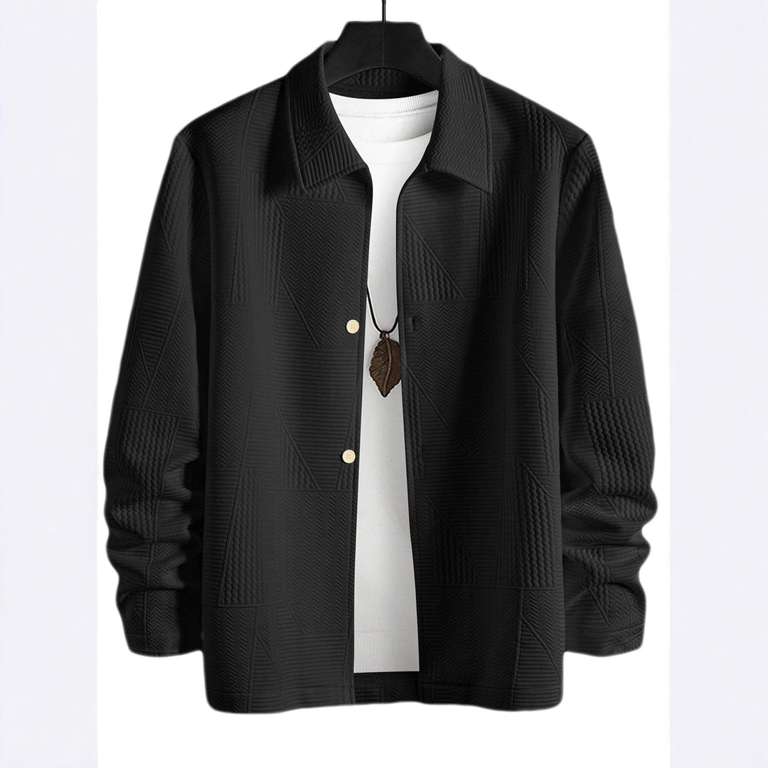 Shirt jacket for men, with a structured design and practical buttons Lune London