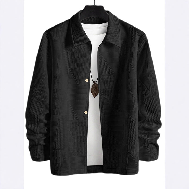 Shirt jacket for men, with a structured design and practical buttons Lune London