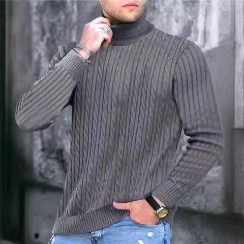 Men's turtleneck sweater in comfortable knit Lune London