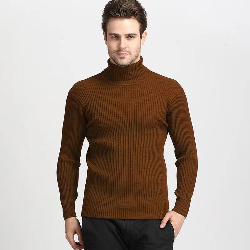 Women’s turtleneck sweater with an elegant ribbed structure Lune London