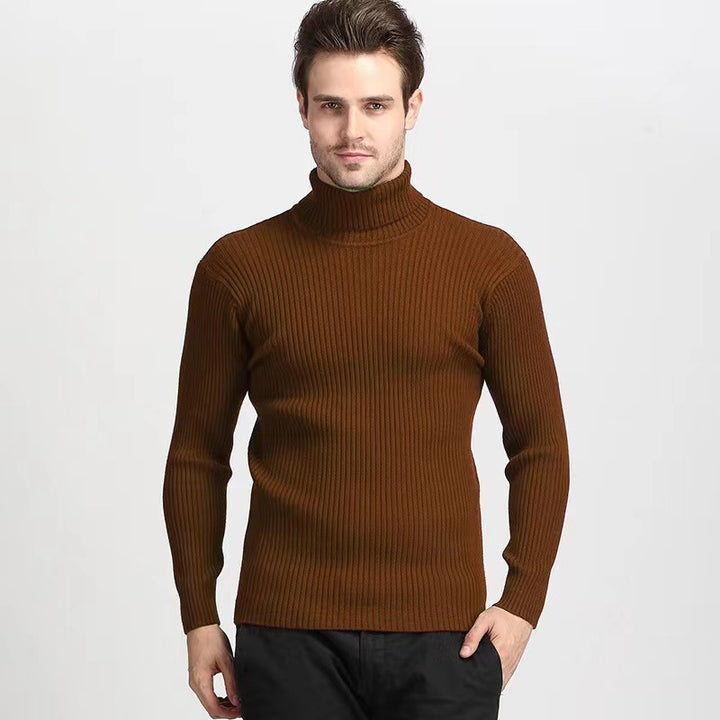 Women’s turtleneck sweater with an elegant ribbed structure Lune London
