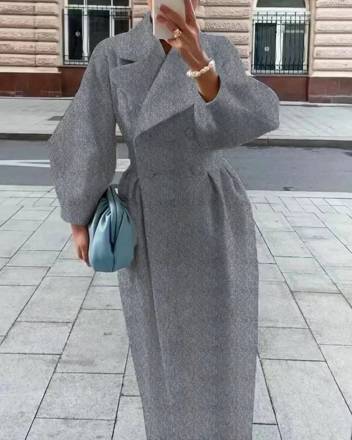 Lune London | Coat - Double-breasted - Plus Size Sleeves - Tailored Fit - Elegant & Chic