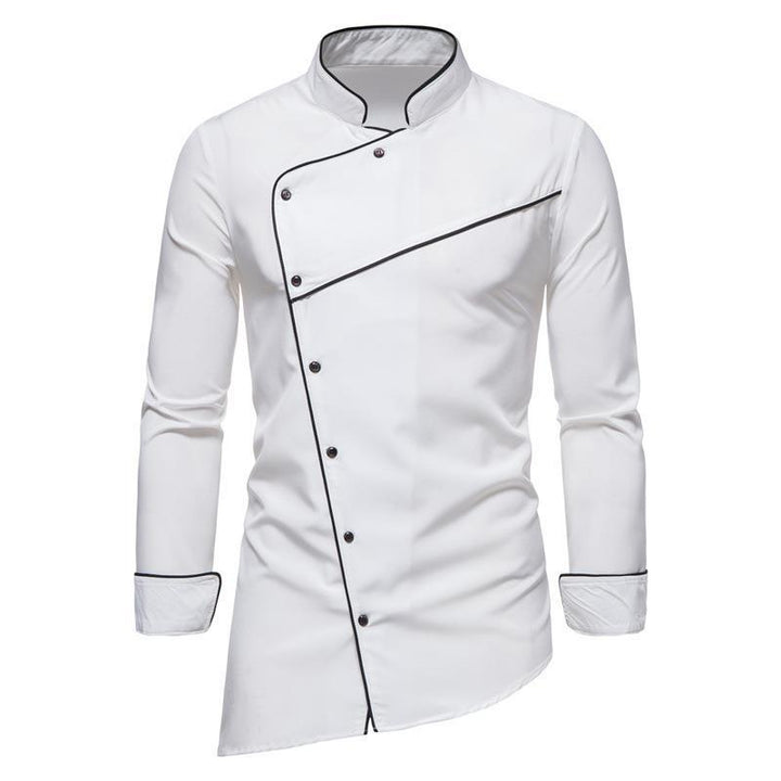 Men's chef jacket with precious contrasts and high-quality finish Lune London