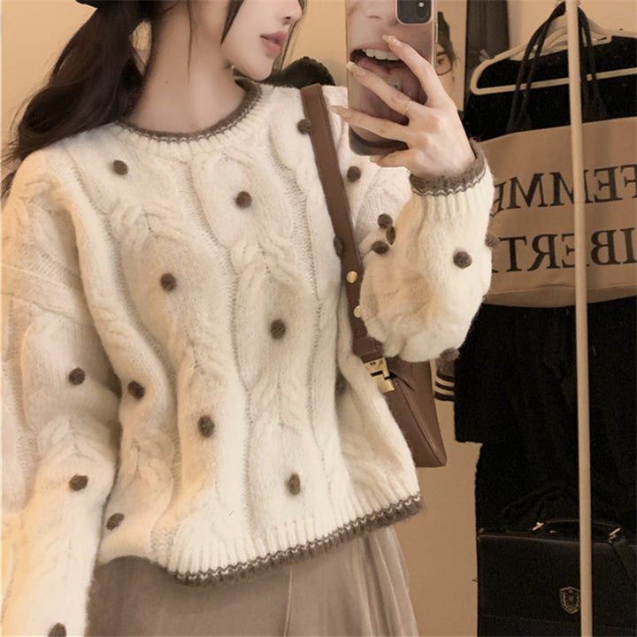 Femme Pull surdimensionné avec Structure Chic & Stil