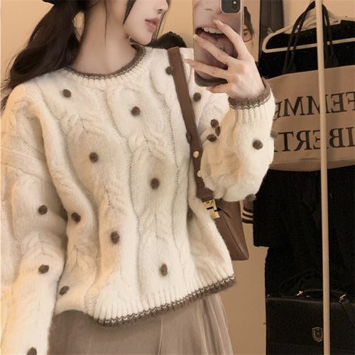 Femme Pull surdimensionné avec Structure Chic & Stil
