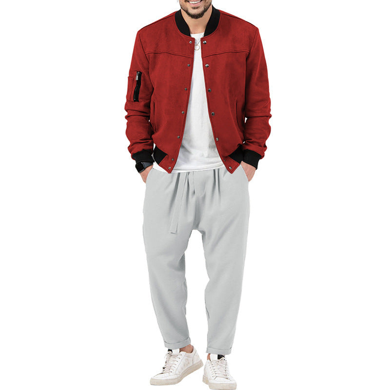 Casual bomber jacket for men with practical pockets Lune London