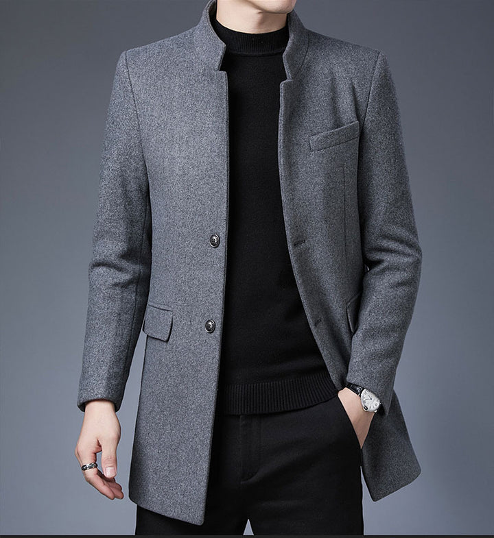 Elegant wool coat for men Lune London
