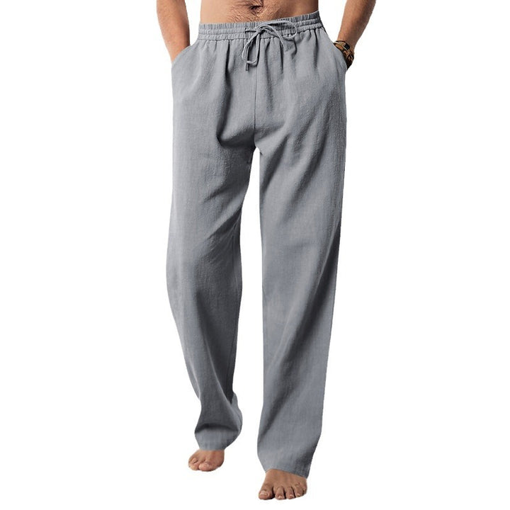Comfortable leisure pants for men with adjustable waistband and breathable material Lune London