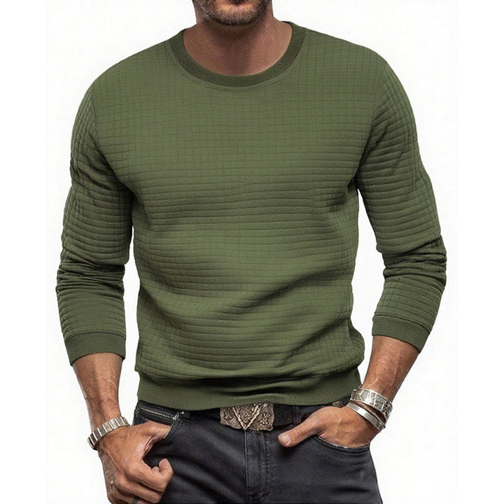 Men's sweatshirt with textured surface material Lune London
