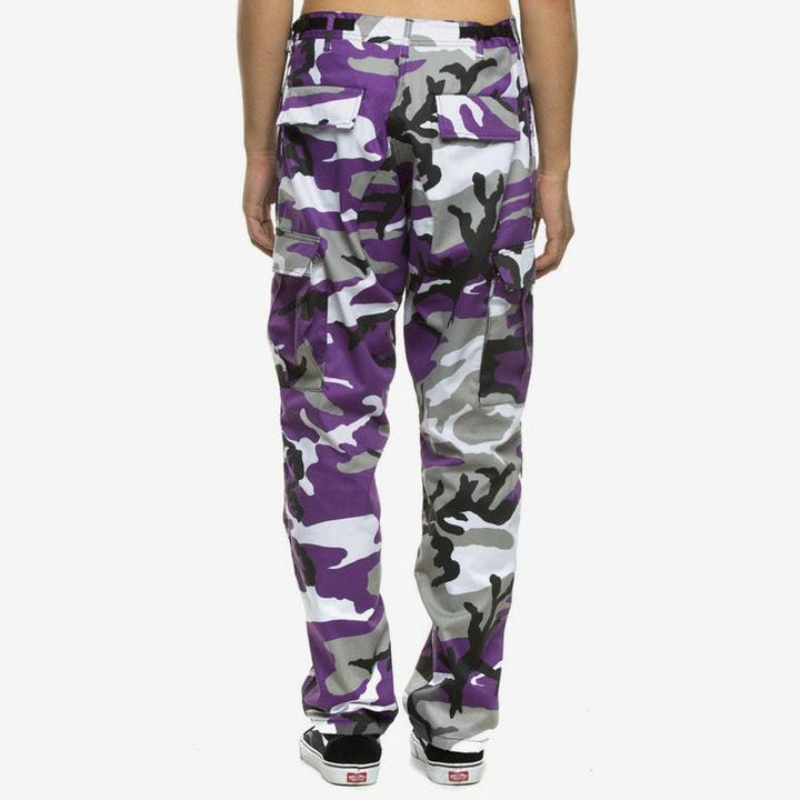 Men's cargo pants with modern camouflage design Lune London