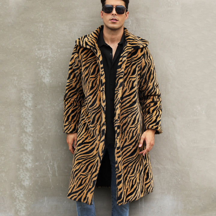 Trendy animal print coat for men Lune London