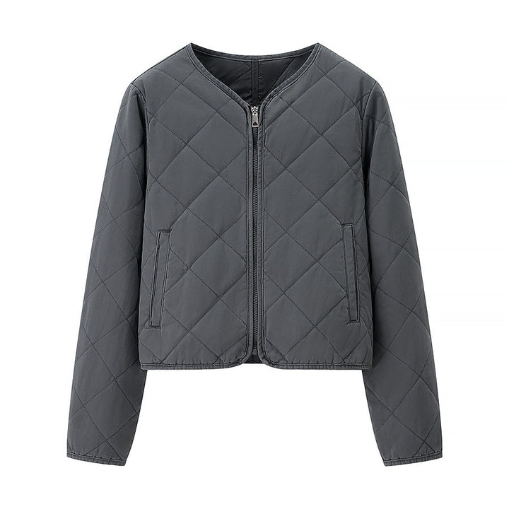 Quilted transition jacket for women with simple pockets and elegant cut Lune London